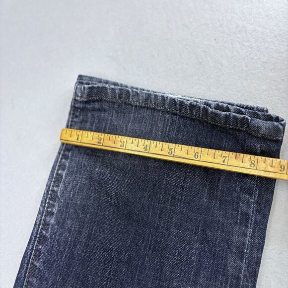 Kenneth Cole New York‎ Men's Distress Denim Blue Jeans Straight Leg Size 34×32 - Picture 12 of 12